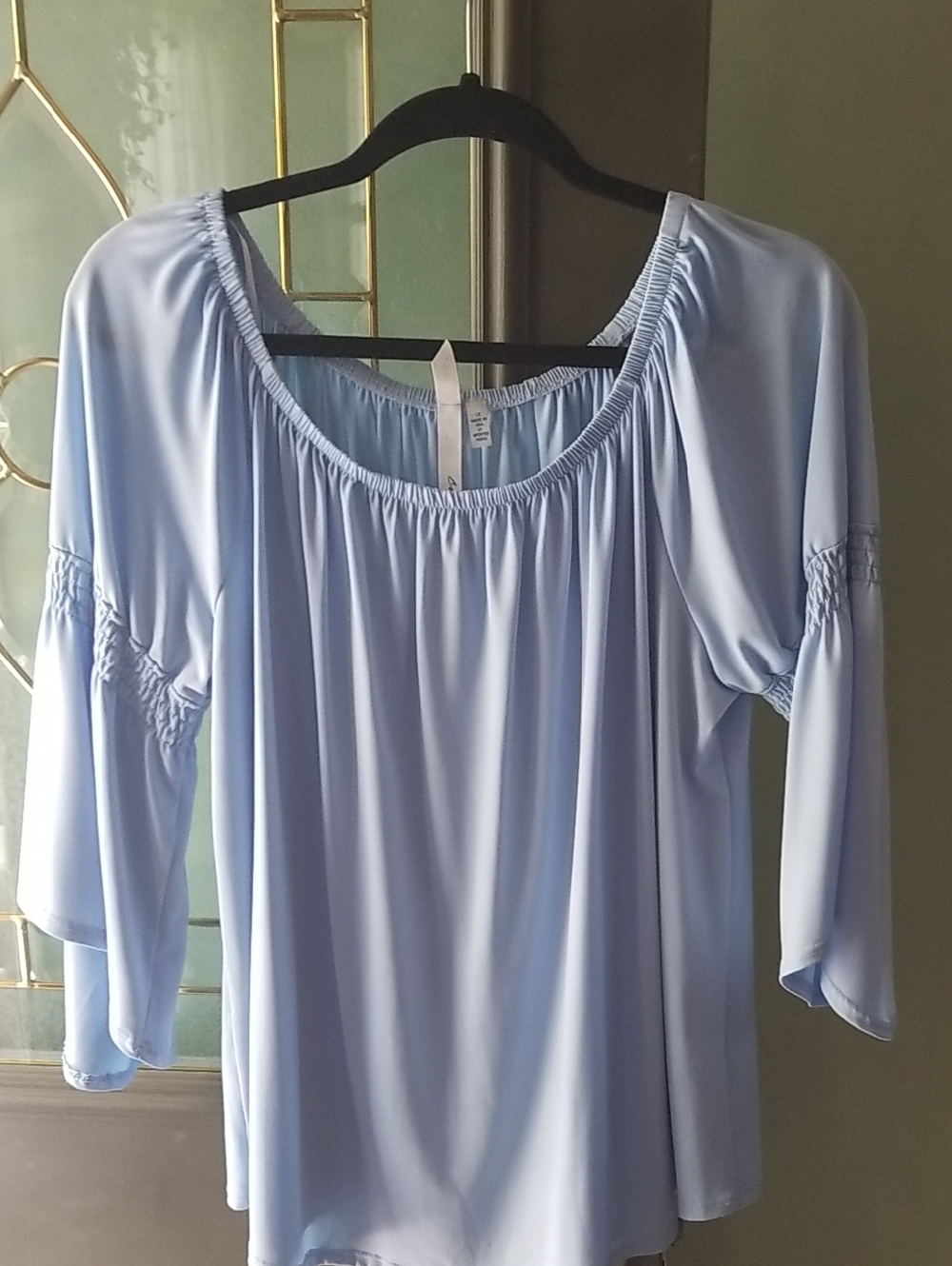 Ny Collection Light Blue Blouse